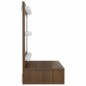 vidaXL Mueble con espejo y LED marrón roble 60x31,5x62 cm vidaXL Mueble con espejo y LED marrón roble 60x31,5x62 cm