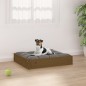 vidaXL Cama para perros madera maciza pino marrón miel 51,5x44x9 cm vidaXL Cama para perros madera maciza pino marrón miel 51,5x44x9 cm
