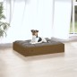 vidaXL Cama para perros madera maciza pino marrón miel 51,5x44x9 cm vidaXL Cama para perros madera maciza pino marrón miel 51,5x44x9 cm