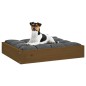vidaXL Cama para perros madera maciza pino marrón miel 51,5x44x9 cm vidaXL Cama para perros madera maciza pino marrón miel 51,5x44x9 cm