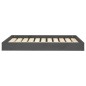 vidaXL Cama para perros madera maciza de pino gris 91,5x64x9 cm vidaXL Cama para perros madera maciza de pino gris 91,5x64x9 cm