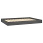 vidaXL Cama para perros madera maciza de pino gris 101,5x74x9 cm