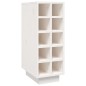 vidaXL Botellero madera maciza de pino blanco 23x34x61 cm vidaXL Botellero madera maciza de pino blanco 23x34x61 cm