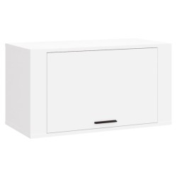 vidaXL Mueble zapatero pared madera contrachapada blanco 70x35x38 cm