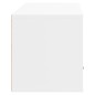 vidaXL Mueble zapatero pared madera contrachapada blanco 70x35x38 cm vidaXL Mueble zapatero pared madera contrachapada blanco 70x35x38 cm