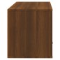 vidaXL Mueble zapatero pared madera pino marrón roble 70x35x38 cm vidaXL Mueble zapatero pared madera pino marrón roble 70x35x38 cm