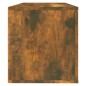 vidaXL Mueble zapatero pared contrachapada roble ahumado 100x35x38 cm vidaXL Mueble zapatero pared contrachapada roble ahumado 100x35x38 cm