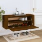 vidaXL Mueble zapatero pared contrachapada marrón roble 100x35x38 cm vidaXL Mueble zapatero pared contrachapada marrón roble 100x35x38 cm