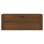 vidaXL Mueble zapatero pared contrachapada marrón roble 100x35x38 cm vidaXL Mueble zapatero pared contrachapada marrón roble 100x35x38 cm