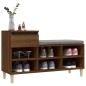 vidaXL Mueble zapatero madera contrachapada roble marrón 102x36x60 cm vidaXL Mueble zapatero madera contrachapada roble marrón 102x36x60 cm