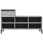 vidaXL Mueble zapatero madera contrachapada gris Sonoma 102x36x60 cm