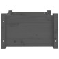 vidaXL Cama para perros madera maciza de pino gris 55,5x45,5x28 cm vidaXL Cama para perros madera maciza de pino gris 55,5x45,5x28 cm