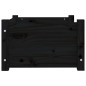 vidaXL Cama para perros madera maciza de pino negro 55,5x45,5x28 cm vidaXL Cama para perros madera maciza de pino negro 55,5x45,5x28 cm
