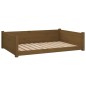 vidaXL Cama para perros madera de pino marrón miel 105,5x75,5x28 cm vidaXL Cama para perros madera de pino marrón miel 105,5x75,5x28 cm