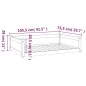 vidaXL Cama para perros madera de pino marrón miel 105,5x75,5x28 cm vidaXL Cama para perros madera de pino marrón miel 105,5x75,5x28 cm