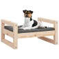 vidaXL Cama para perros madera maciza de pino 55,5x45,5x28 cm vidaXL Cama para perros madera maciza de pino 55,5x45,5x28 cm