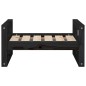 vidaXL Cama para perros madera maciza de pino negro 55,5x45,5x28 cm vidaXL Cama para perros madera maciza de pino negro 55,5x45,5x28 cm