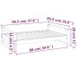 vidaXL Cama para perros madera maciza de pino negro 95,5x65,5x28 cm vidaXL Cama para perros madera maciza de pino negro 95,5x65,5x28 cm