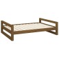 vidaXL Cama para perros madera de pino marrón miel 105,5x75,5x28 cm vidaXL Cama para perros madera de pino marrón miel 105,5x75,5x28 cm