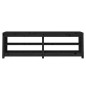 vidaXL Banco zapatero de madera maciza de pino negro 160x36,5x50 cm vidaXL Banco zapatero de madera maciza de pino negro 160x36,5x50 cm