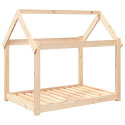 vidaXL Cama para perros madera maciza de pino 101x70x90 cm