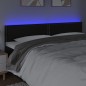 vidaXL Cabecero con LED cuero sintético negro 180x5x78/88 cm vidaXL Cabecero con LED cuero sintético negro 180x5x78/88 cm