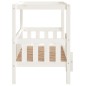 vidaXL Cama para perros madera maciza de pino blanco 95,5x73,5x900 cm vidaXL Cama para perros madera maciza de pino blanco 95,5x73,5x900 cm