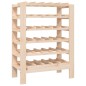 vidaXL Botellero madera maciza de pino 65x29x112 cm