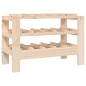 vidaXL Botellero madera maciza de pino 61,5x30x42 cm vidaXL Botellero madera maciza de pino 61,5x30x42 cm