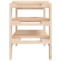 vidaXL Botellero madera maciza de pino 61,5x30x42 cm vidaXL Botellero madera maciza de pino 61,5x30x42 cm