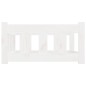 vidaXL Cama para perros madera maciza de pino blanca 75,5x55,5x28 cm vidaXL Cama para perros madera maciza de pino blanca 75,5x55,5x28 cm