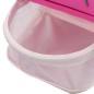 vidaXL Trona de bebé rosa y gris vidaXL Trona de bebé rosa y gris