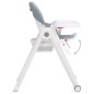 vidaXL Trona de bebé de aluminio gris claro vidaXL Trona de bebé de aluminio gris claro
