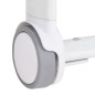 vidaXL Trona de bebé de aluminio gris claro vidaXL Trona de bebé de aluminio gris claro