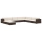vidaXL Asiento seccional central y cojines 1 ud ratán sintético marrón vidaXL Asiento seccional central y cojines 1 ud ratán sintético marrón