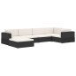 vidaXL Asiento seccional central y cojines 1 ud ratán sintético marrón vidaXL Asiento seccional central y cojines 1 ud ratán sintético marrón