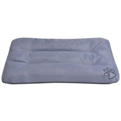 vidaXL Colchón para perro tamaño L gris