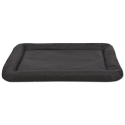 vidaXL Colchón para perro tamaño XL negro