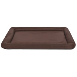 vidaXL Colchón para perro tamaño L marrón