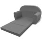 VidaXL Sillón Flip-Out para niños gris VidaXL Sillón Flip-Out para niños gris