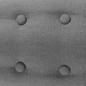 vidaXL Sillón de tela gris claro