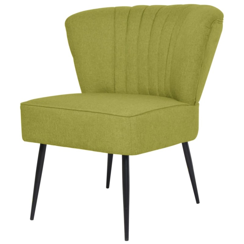 vidaXL Sillón de cóctel tela verde vidaXL Sillón de cóctel tela verde