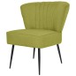 vidaXL Sillón de cóctel tela verde vidaXL Sillón de cóctel tela verde
