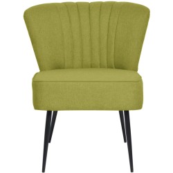 vidaXL Sillón de cóctel tela verde