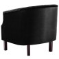 vidaXL Sillón de terciopelo negro
