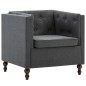 vidaXL Sillón de tela gris oscuro vidaXL Sillón de tela gris oscuro