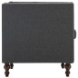 vidaXL Sillón de tela gris oscuro vidaXL Sillón de tela gris oscuro