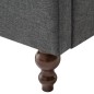 vidaXL Sillón de tela gris oscuro vidaXL Sillón de tela gris oscuro