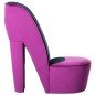 vidaXL Sillón con forma de zapato de tacón terciopelo morado vidaXL Sillón con forma de zapato de tacón terciopelo morado