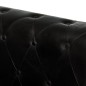 vidaXL Sillón Chesterfield de cuero auténtico negro vidaXL Sillón Chesterfield de cuero auténtico negro
